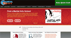 Desktop Screenshot of martialbase.com